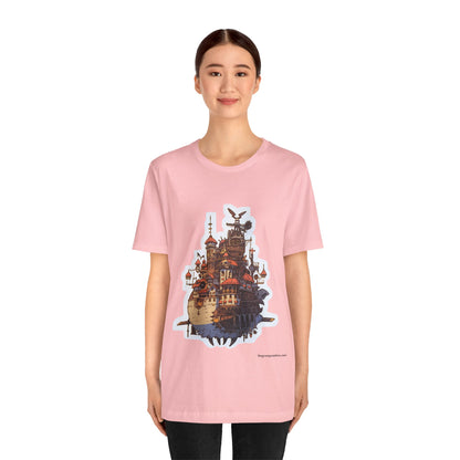 Howl's Moving Castle Jersey Short Sleeve Tee