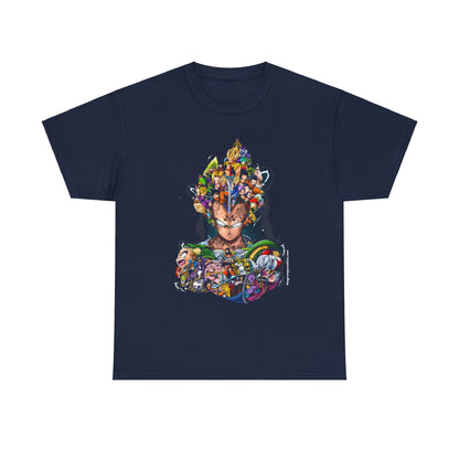 Dragon Ball Z Majin Vegeta Unisex Heavy Cotton Tee