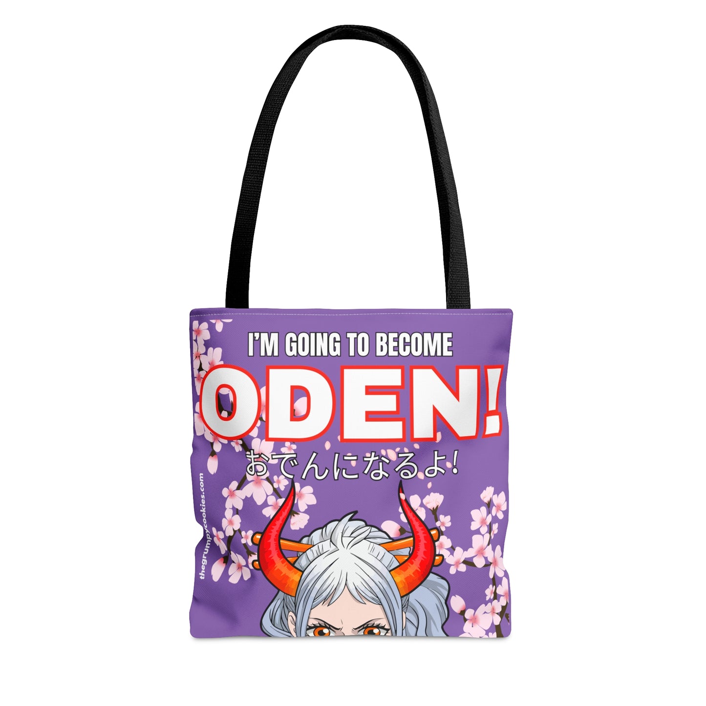 Purple I Will be Oden Tote Bag