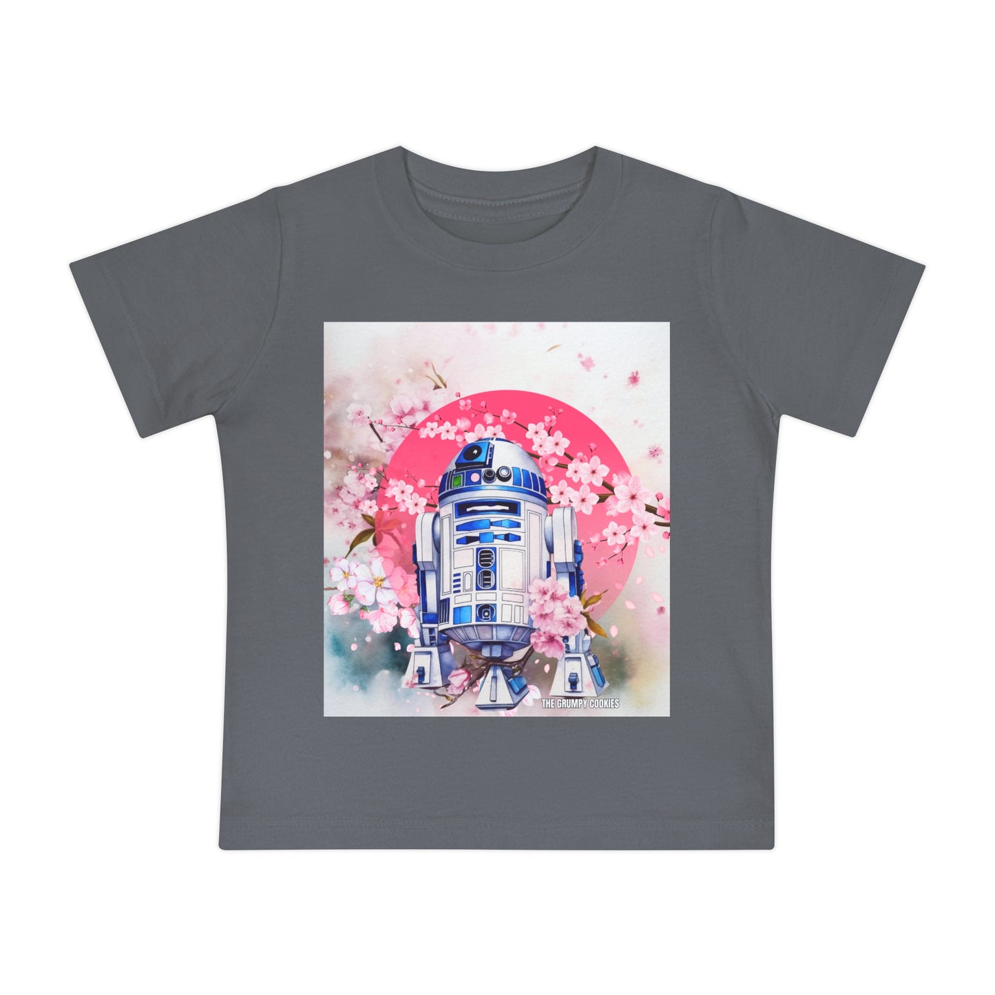 Star Wars - Cherry Blossom R2D2 Baby Short Sleeve T-Shirt