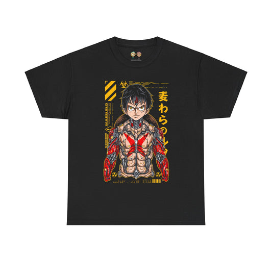 Mecha Luffy Print Unisex Heavy Cotton Tee