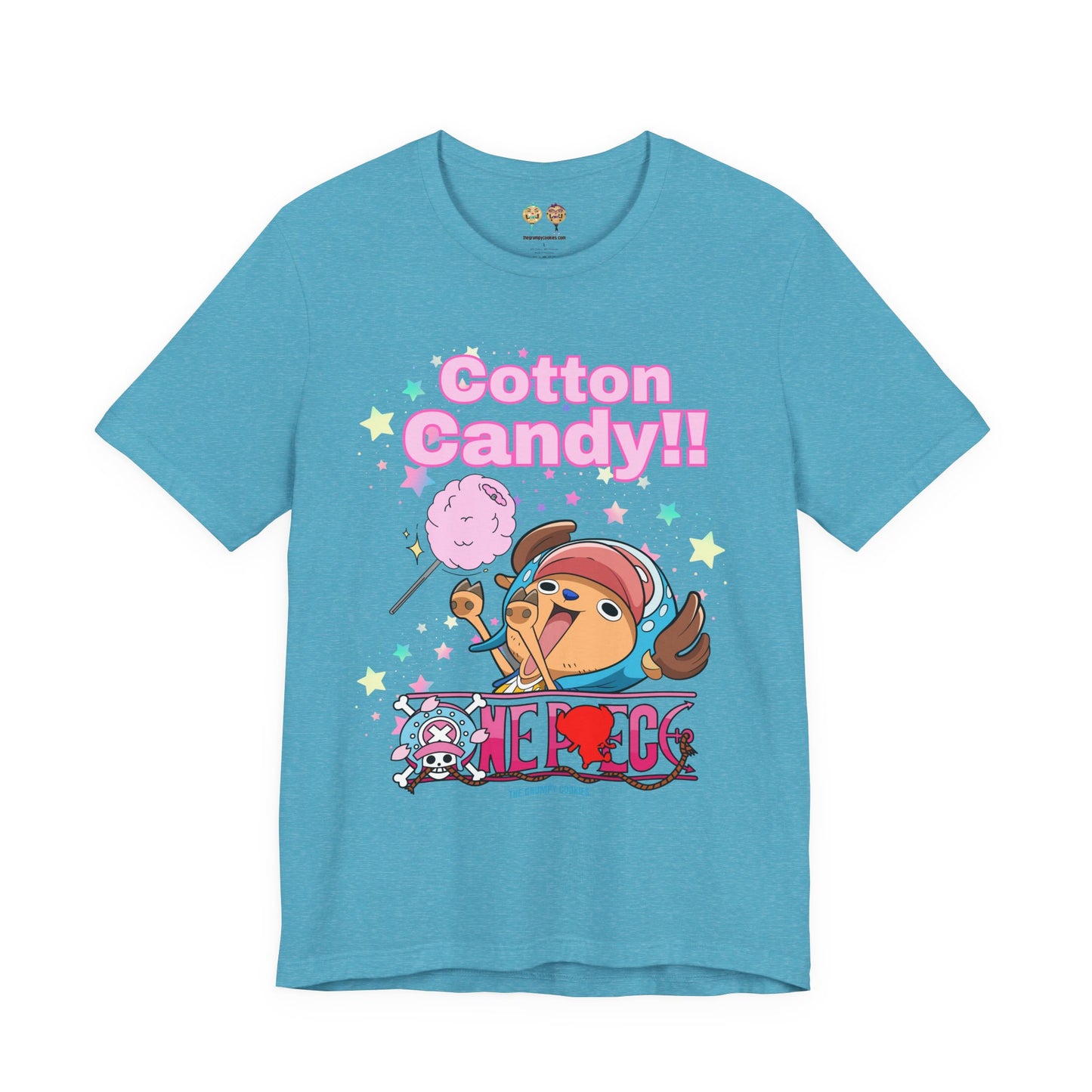 One Piece - Chopper Loves Cotton Candy Unisex Jersey Short Sleeve Tee