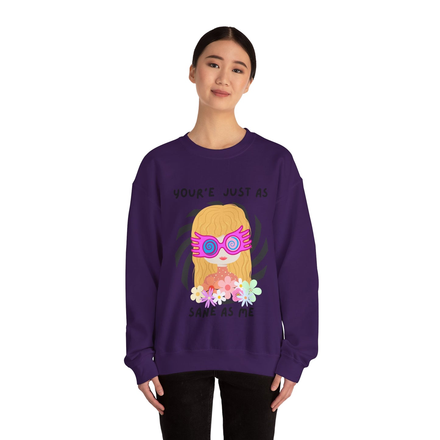 Just as Sane Unisex Heavy Blend™ Crewneck Sweatshirt