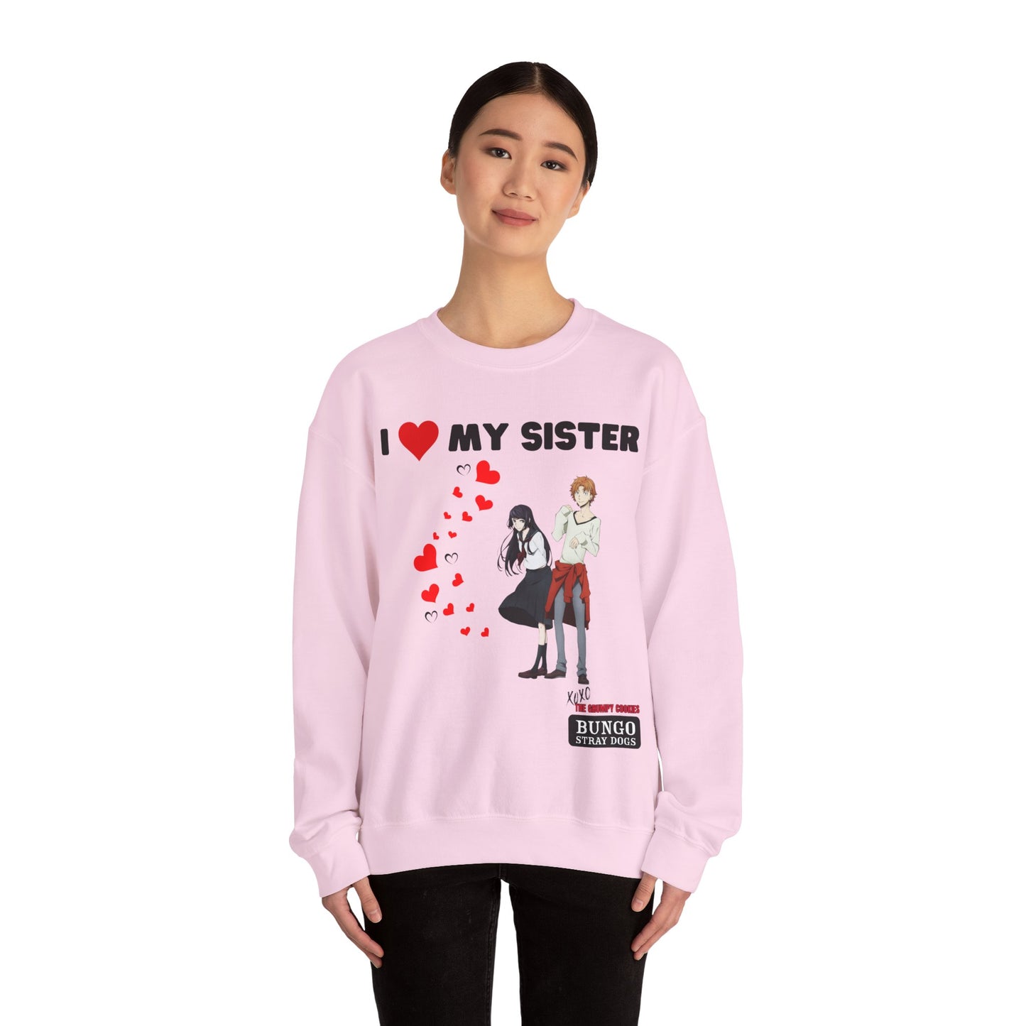 Bungo Stray Dogs - Not Related Unisex Heavy Blend™ Crewneck Sweatshirt