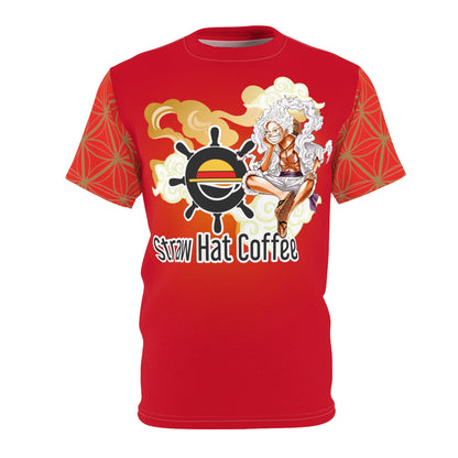 Straw Hat Coffee - Take It To The 5th Gear Unisex Cut & Sew Tee