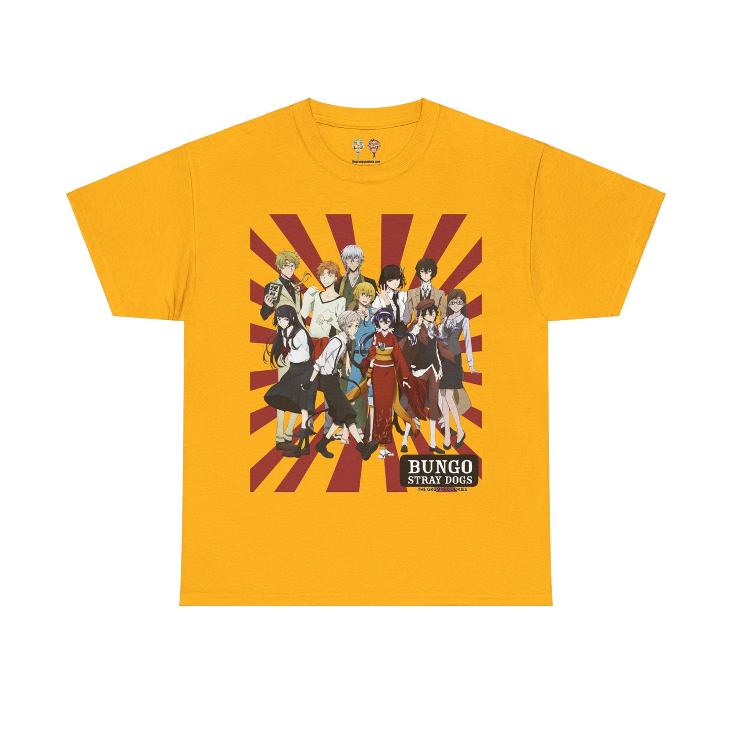 Bungo Stray Dogs- Armed Detective Agency  Unisex Heavy Cotton Tee