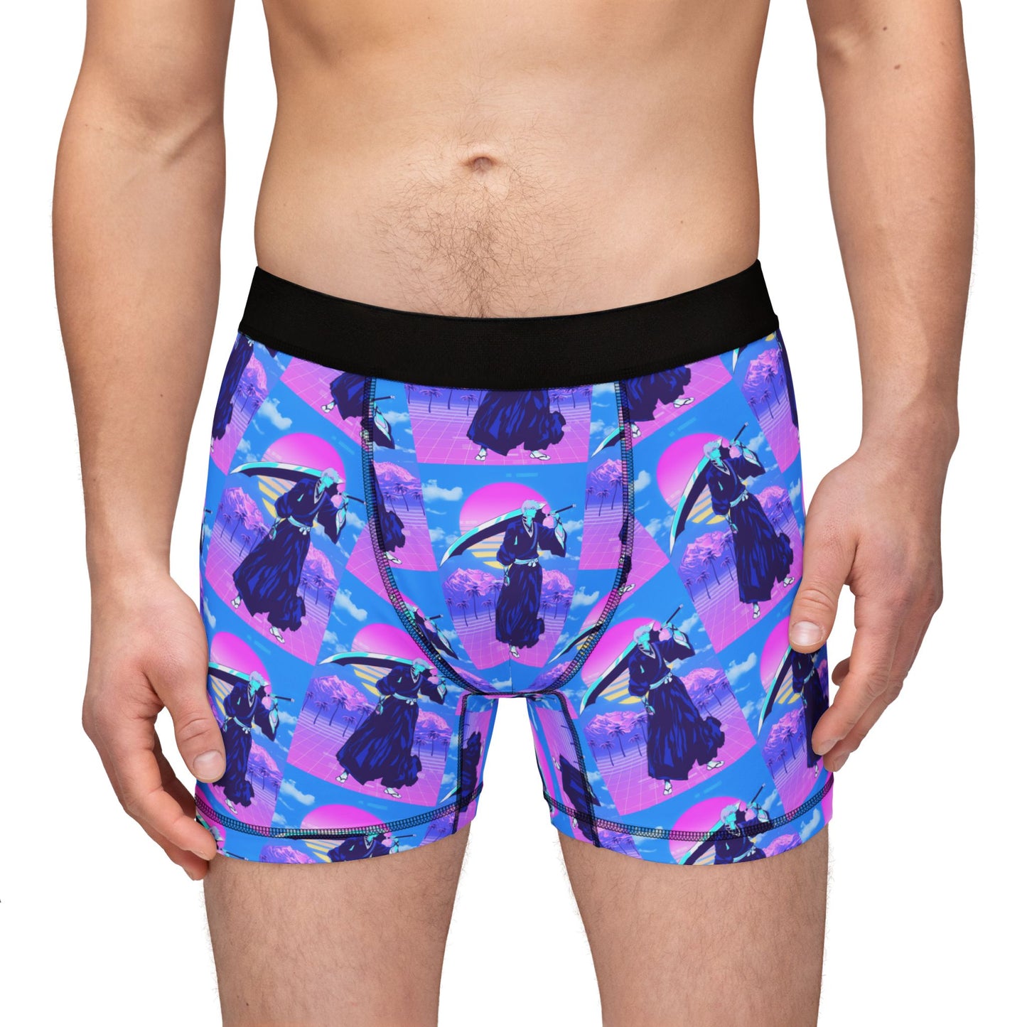 Bleach- Vaporwave Ichigo  Men's Boxers