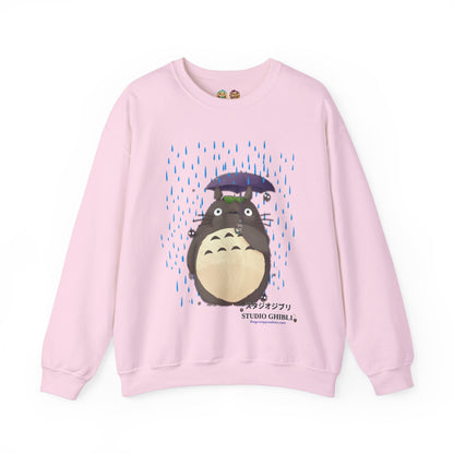 Totoro in the Rain Unisex Heavy Blend™ Crewneck Sweatshirt