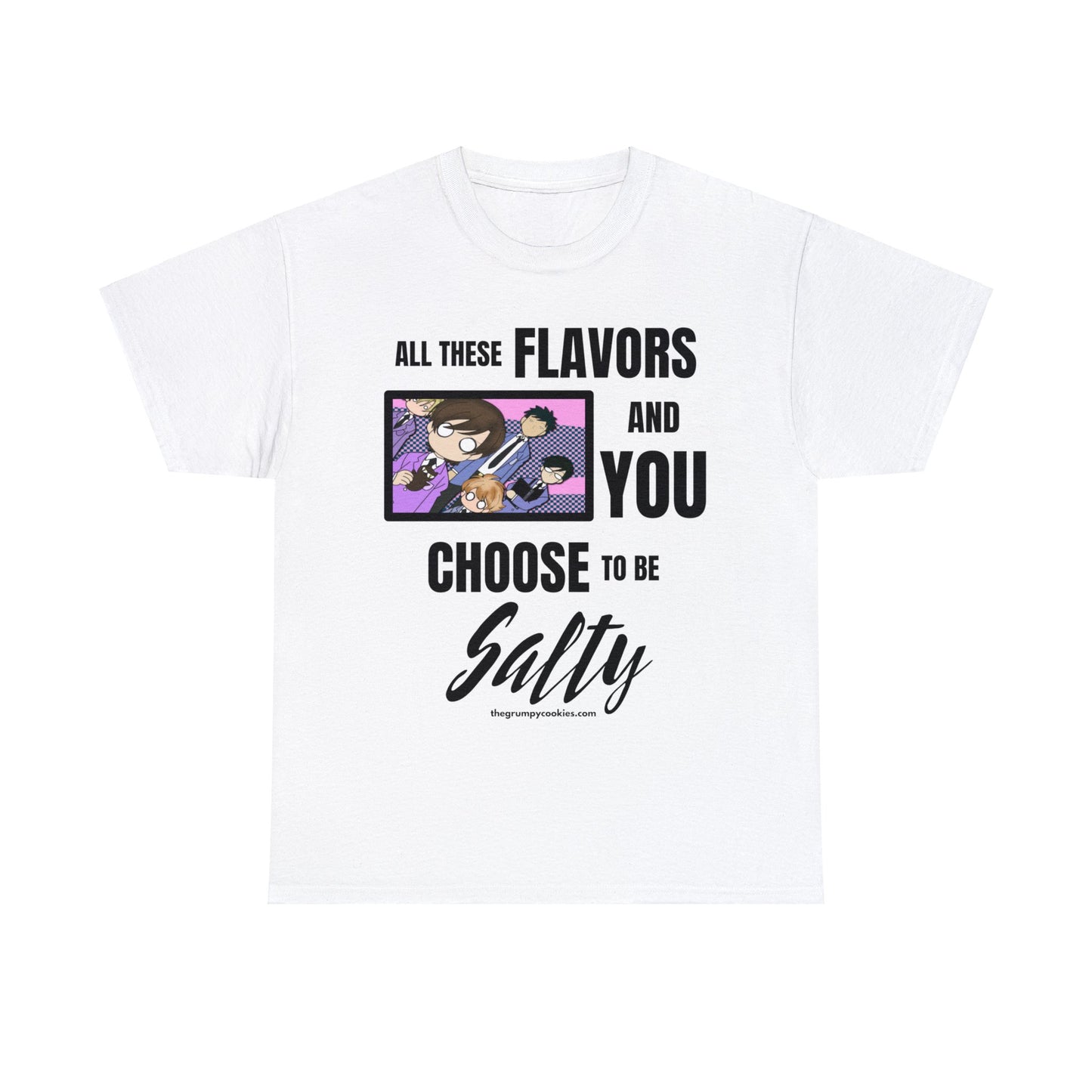 Shocked Hosts Choose to Be Salty Unisex Heavy Cotton Tee