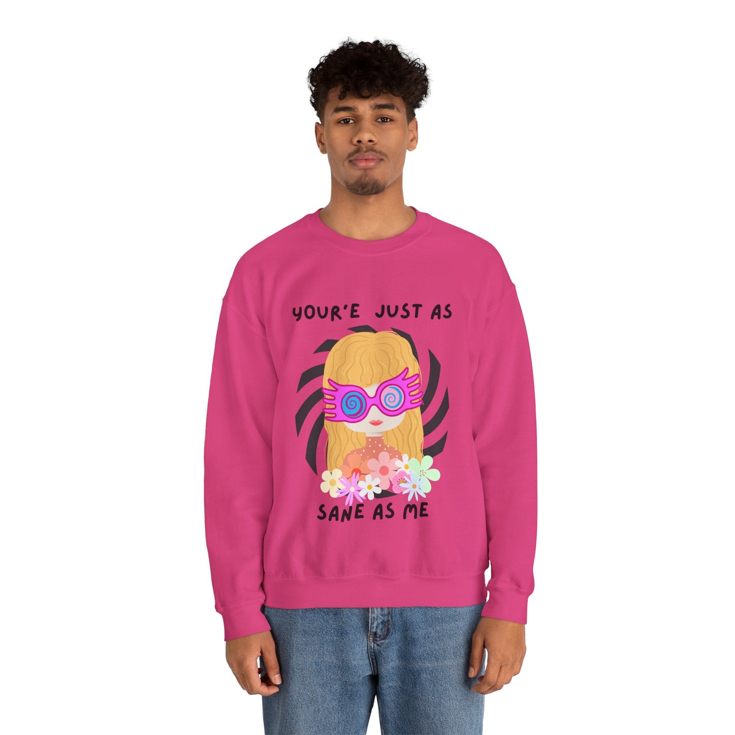 Just as Sane Unisex Heavy Blend™ Crewneck Sweatshirt