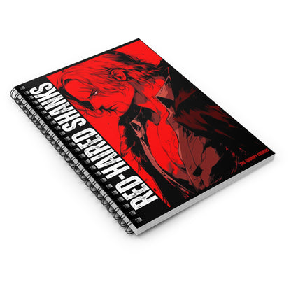 One Piece - Red Hot Shanks Ruled Notebook