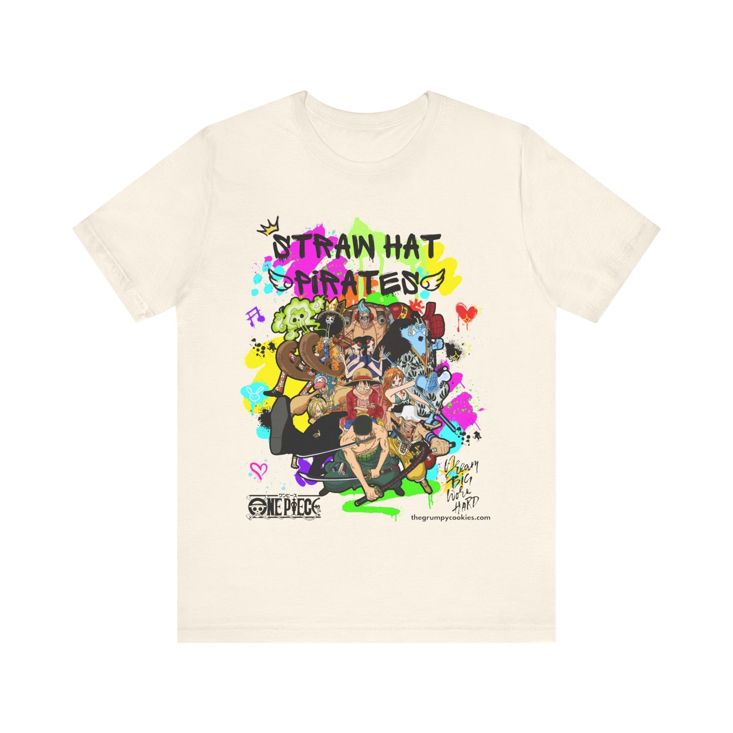 Graffiti Straw Hats Unisex Jersey Short Sleeve Tee