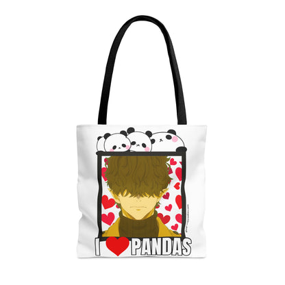 Mr Villian Loves Pandas Tote Bag