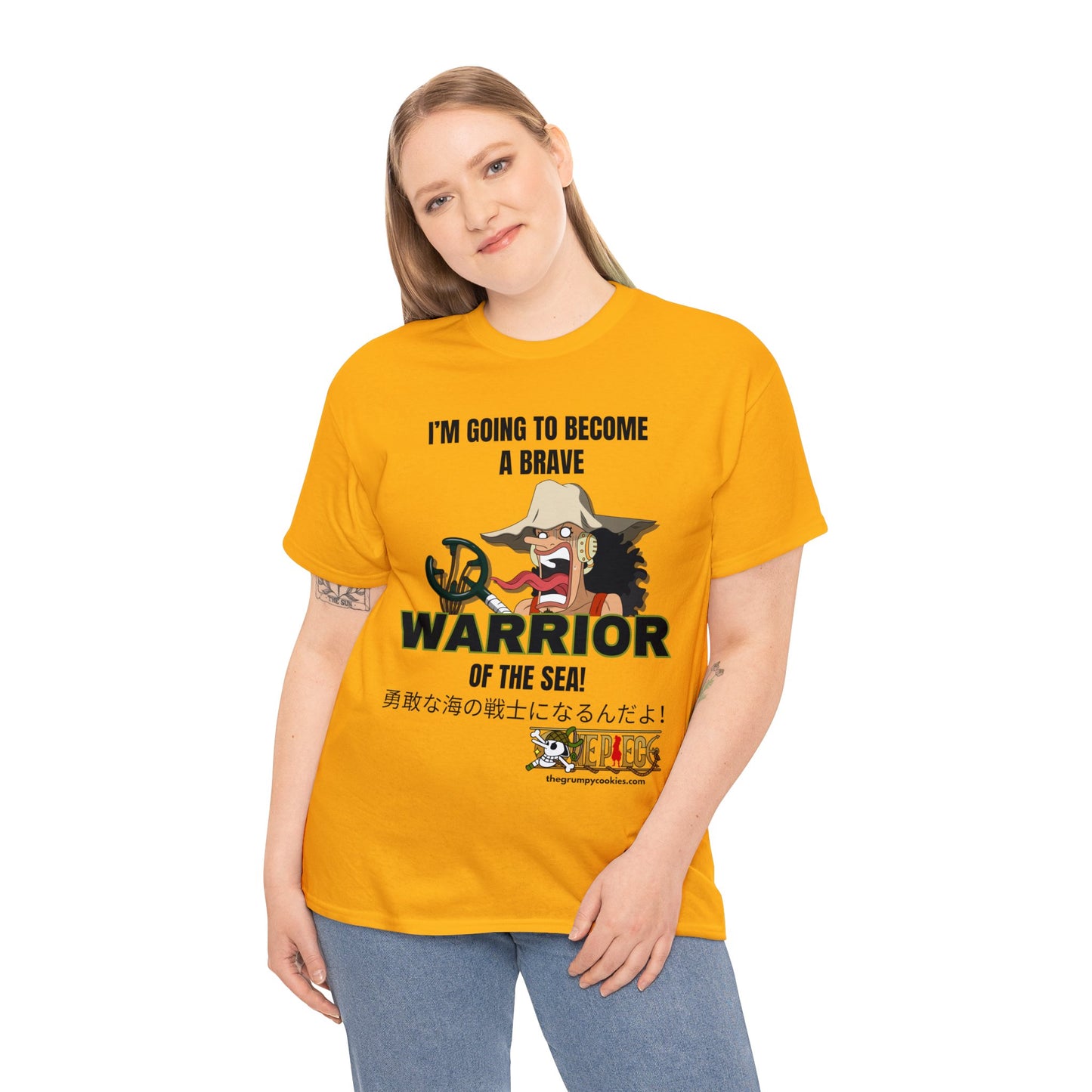 Brave-ish Warrior of the Sea Unisex Heavy Cotton Tee