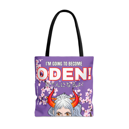 Purple I Will be Oden Tote Bag