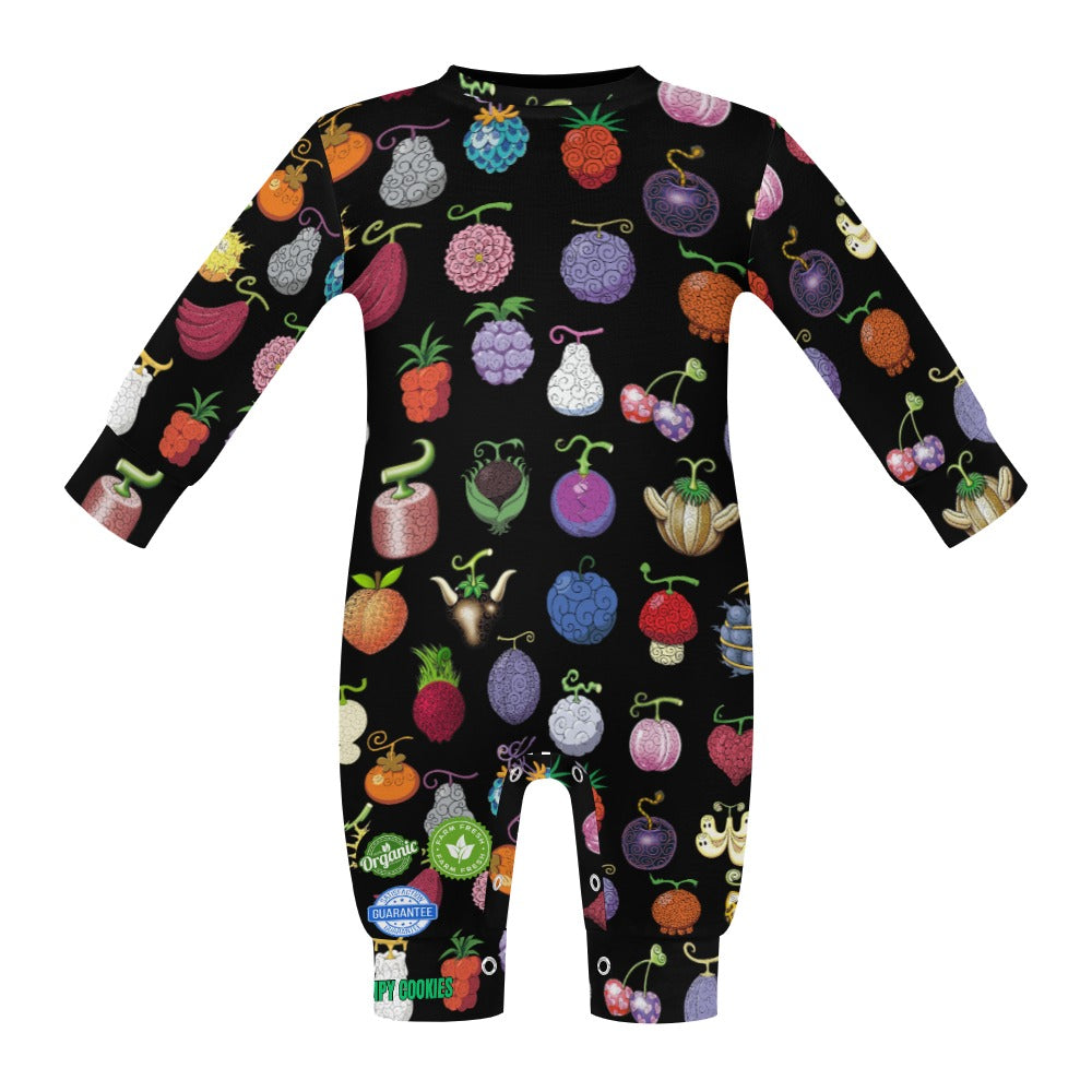 One Piece - Organic Devil Fruit Baby Romper