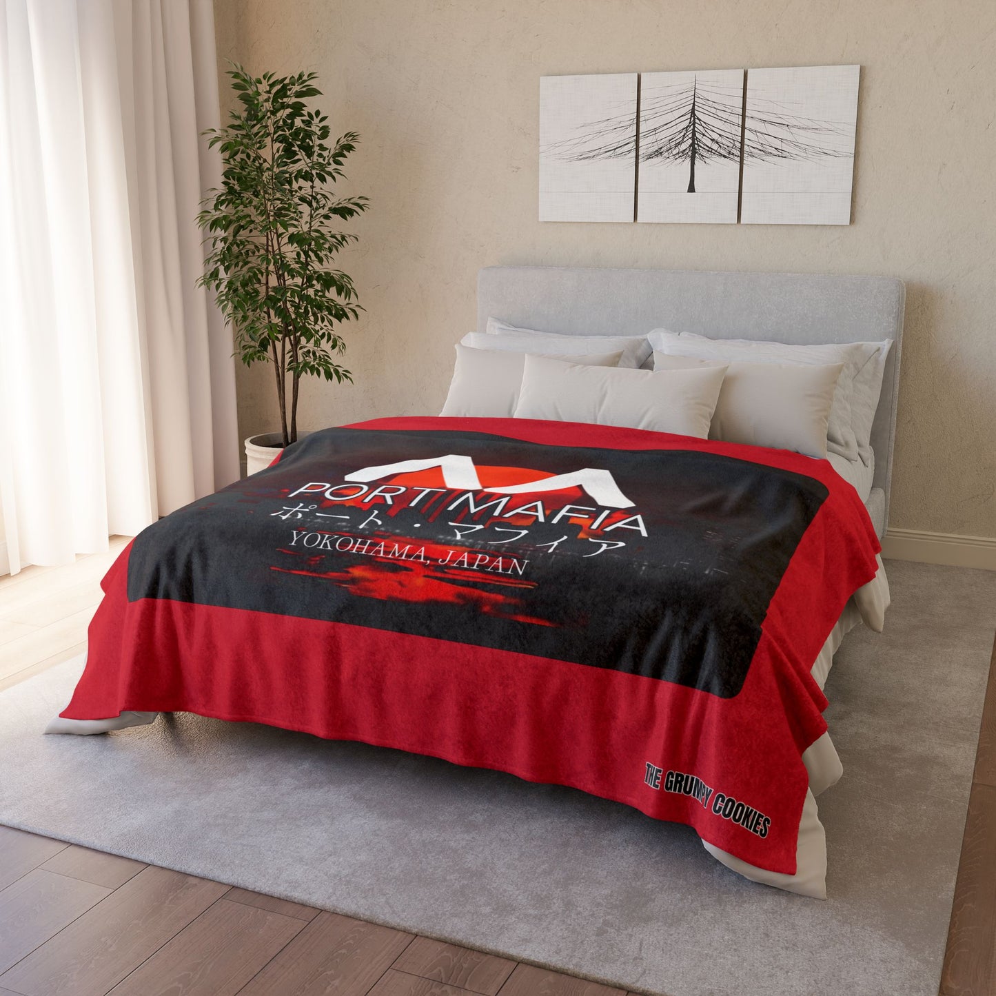 Bungo Stray Dogs- Yokohama's Night Wardens Polyester Blanket