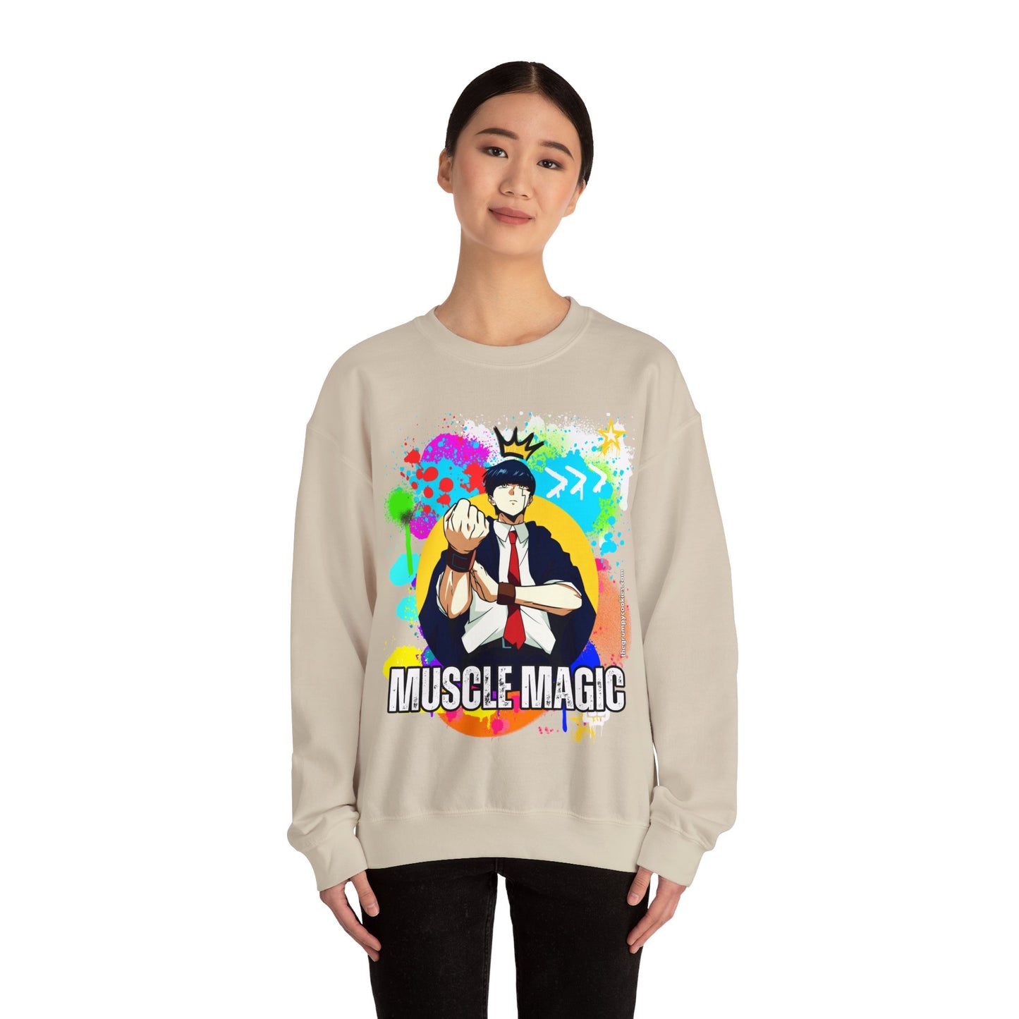 Graffiti Mash Unisex Heavy Blend™ Crewneck Sweatshirt