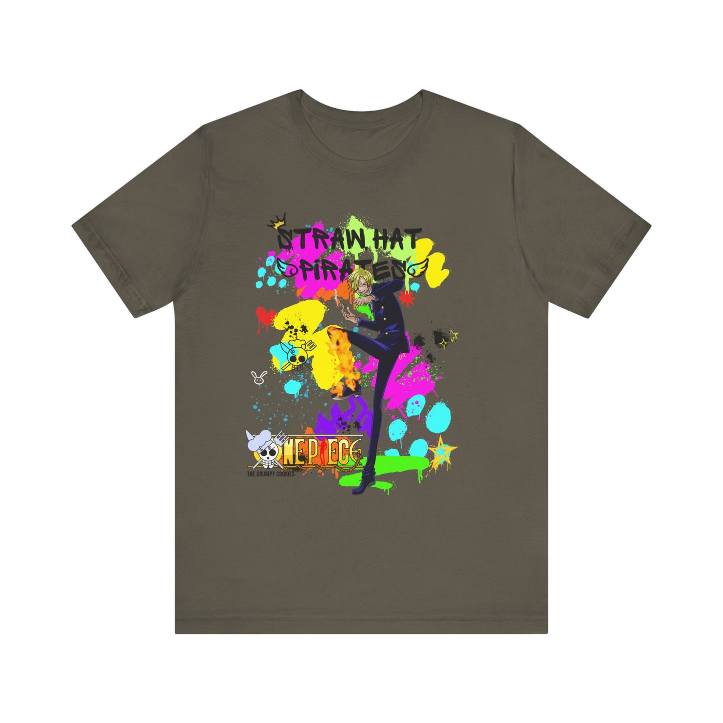 One Piece - Graffiti Sanji Unisex Jersey Short Sleeve Tee