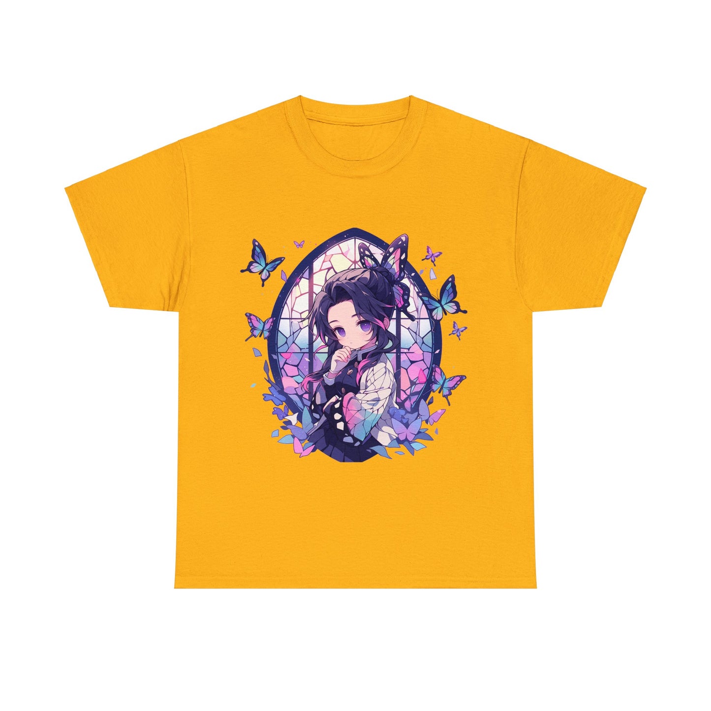 Stained Glass Shinobu Kocho Series Unisex Heavy Cotton Tee