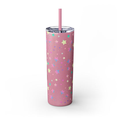 One Piece - Chopper Loves Cotton Candy Skinny Tumbler with Straw, 20oz