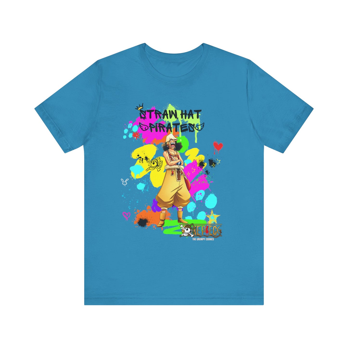 One Piece - Graffiti Usopp  Unisex Jersey Short Sleeve Tee