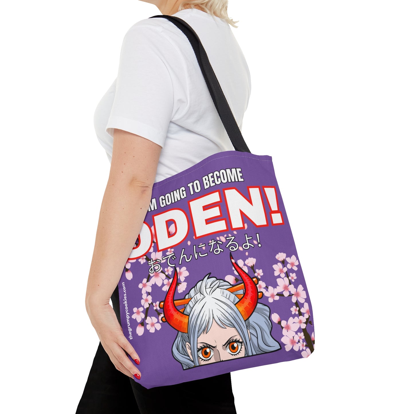 Purple I Will be Oden Tote Bag