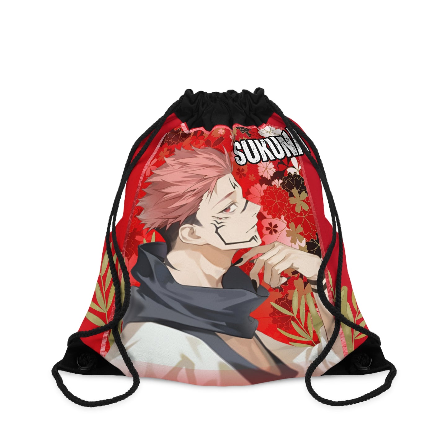 Smell the Flowers Drawstring Bag