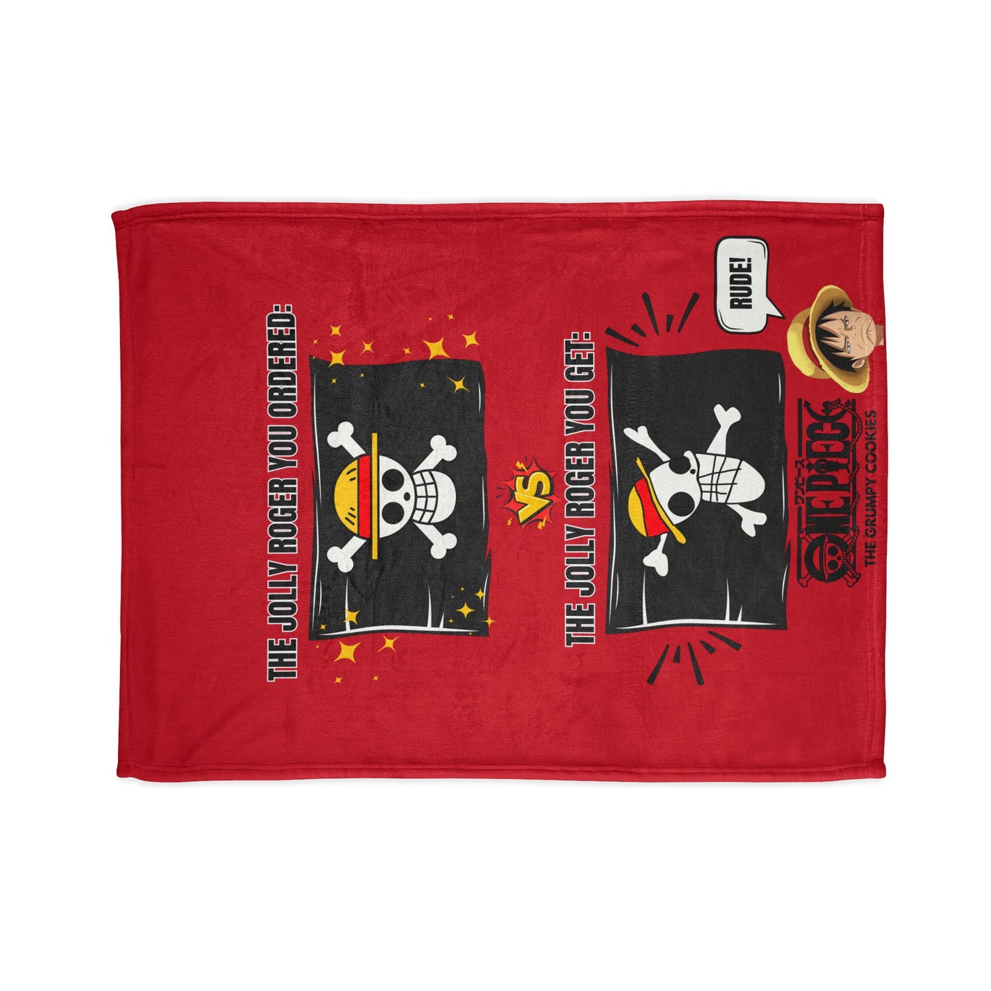 One Piece- Wish Jolly Roger Polyester Blanket