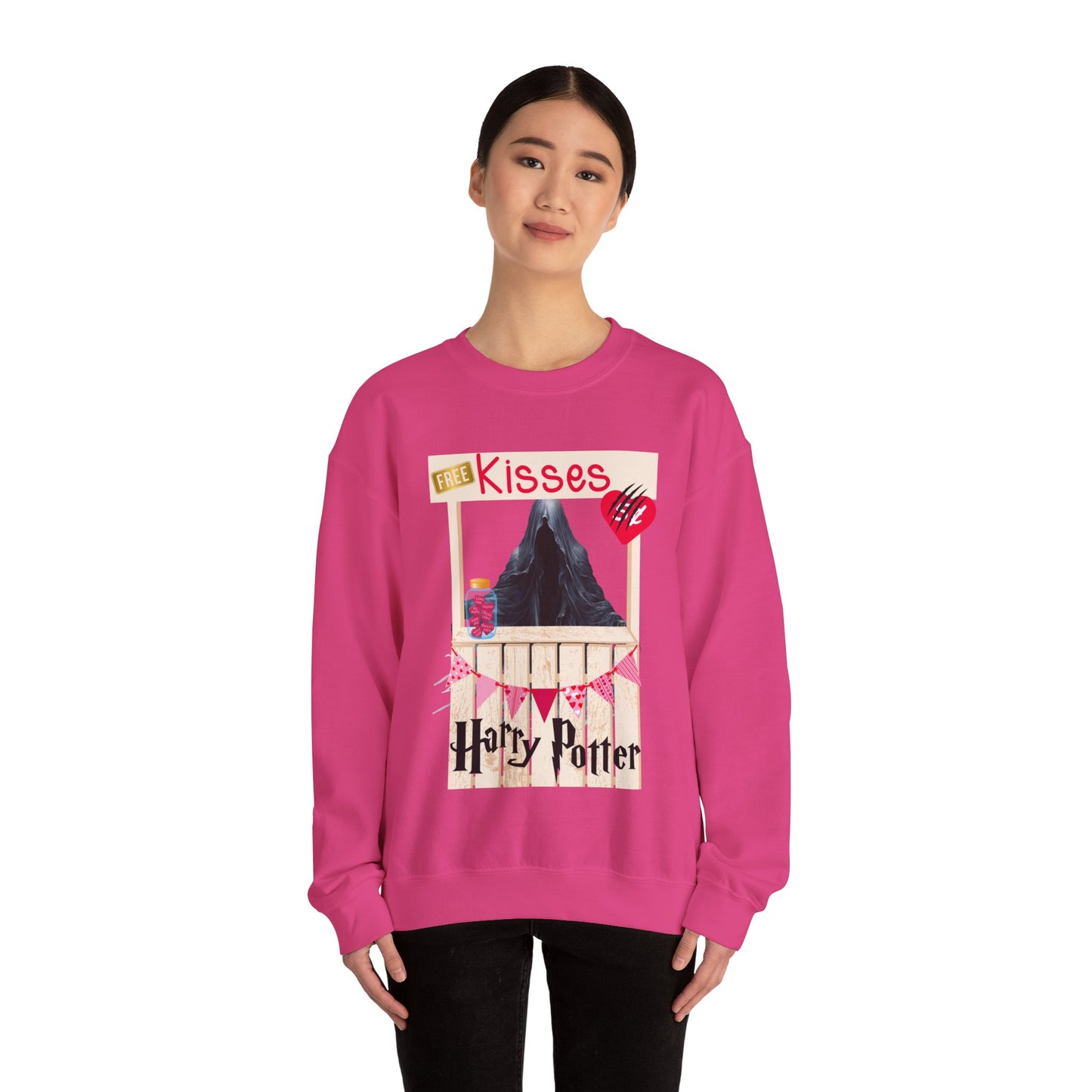 Free Kisses Unisex Heavy Blend™ Crewneck Sweatshirt