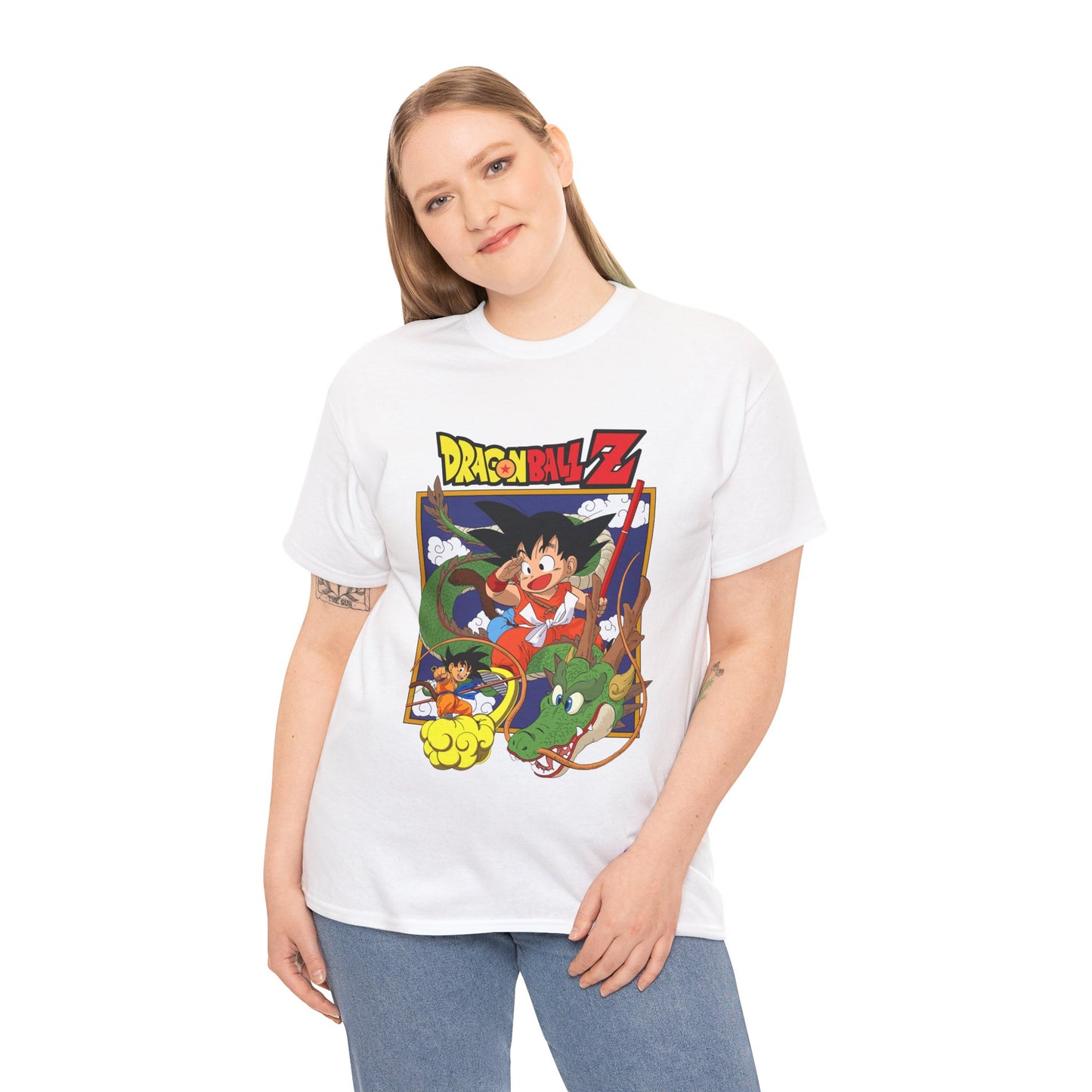 Old School DBZ Unisex Heavy Cotton Tee