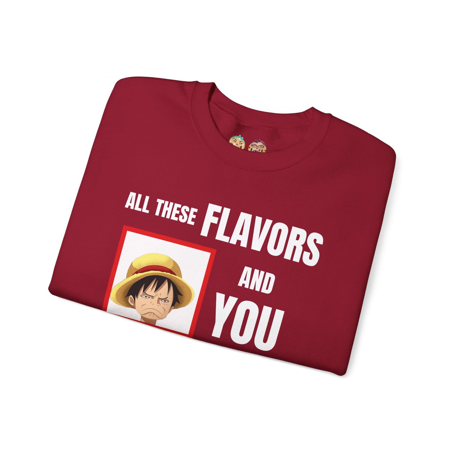 Luffy Choose to Be Salty  Unisex Heavy Blend™ Crewneck Sweatshirt