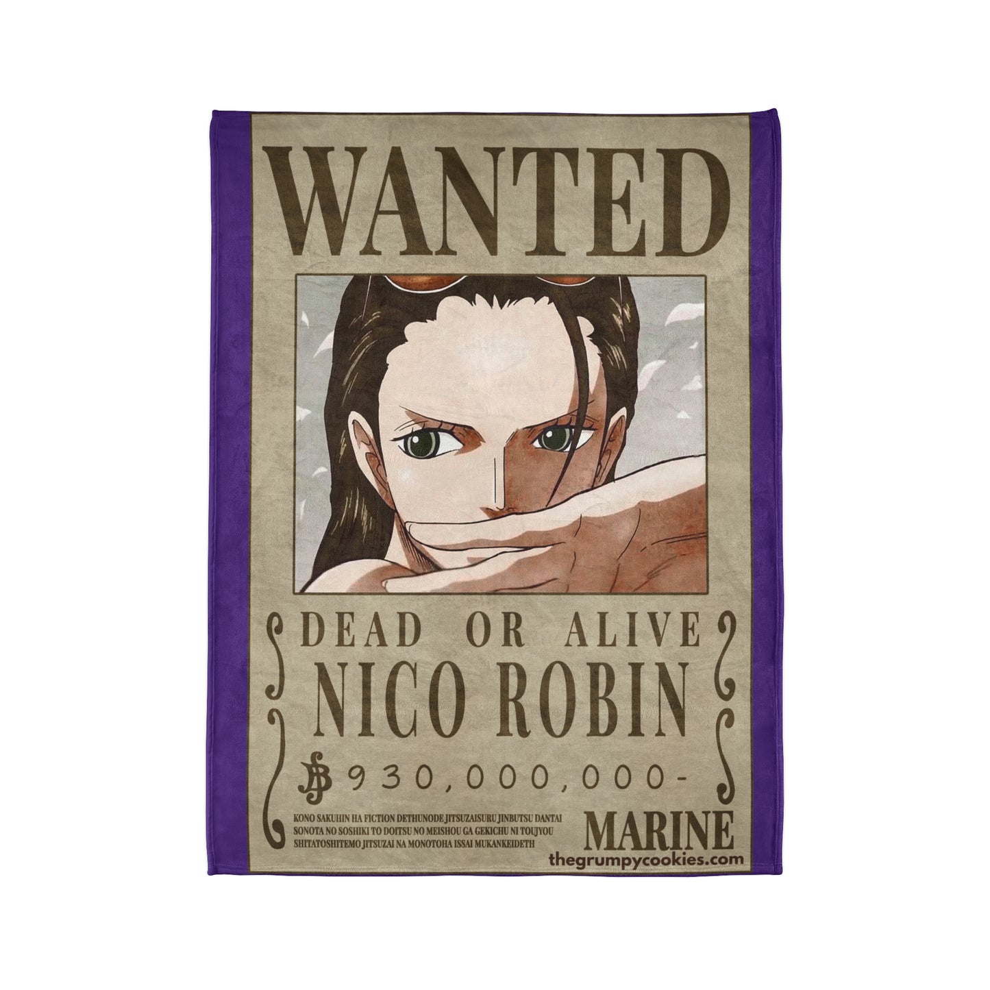 Robin Wanted Poster Polyester Blanket