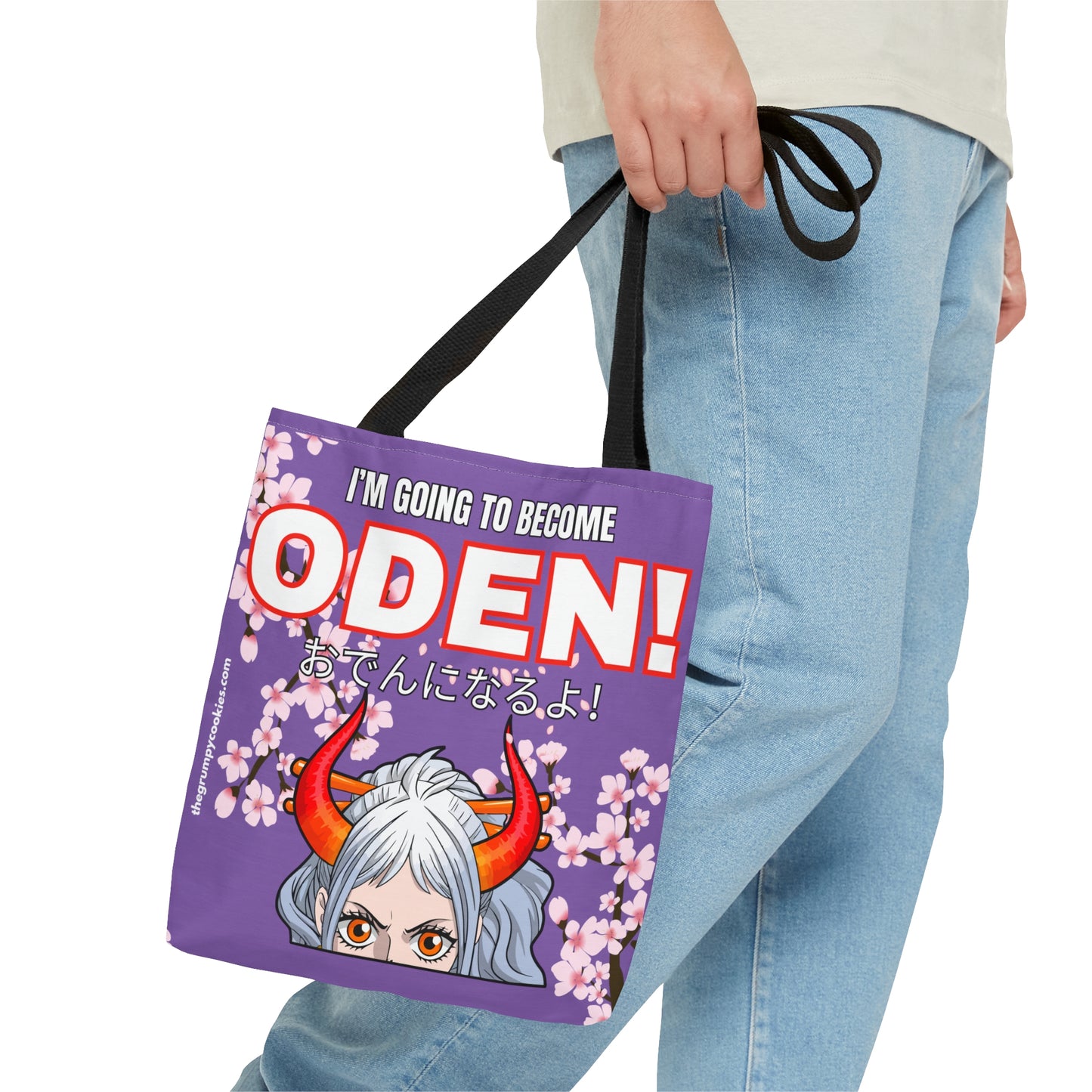 Purple I Will be Oden Tote Bag