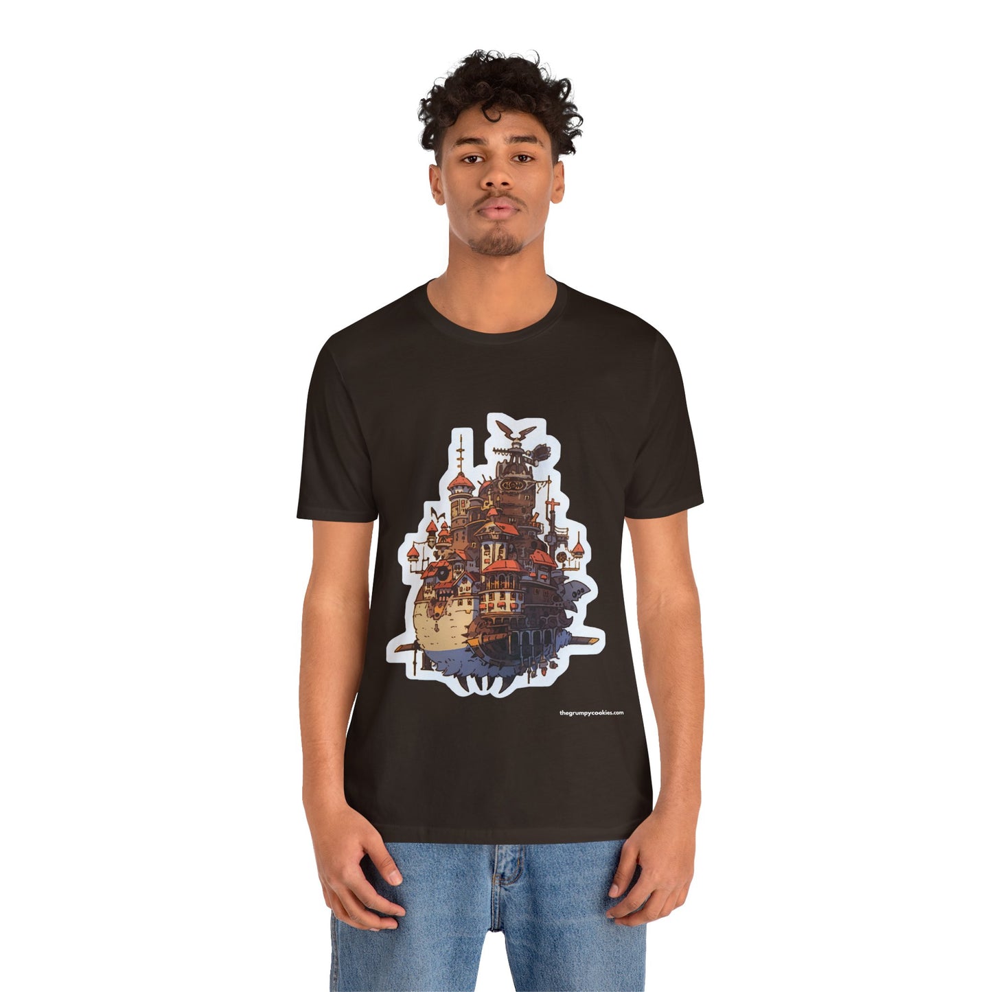 Howl's Moving Castle Jersey Short Sleeve Tee