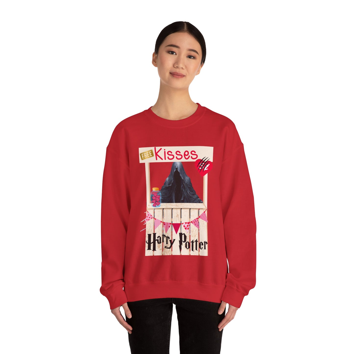 Free Kisses Unisex Heavy Blend™ Crewneck Sweatshirt