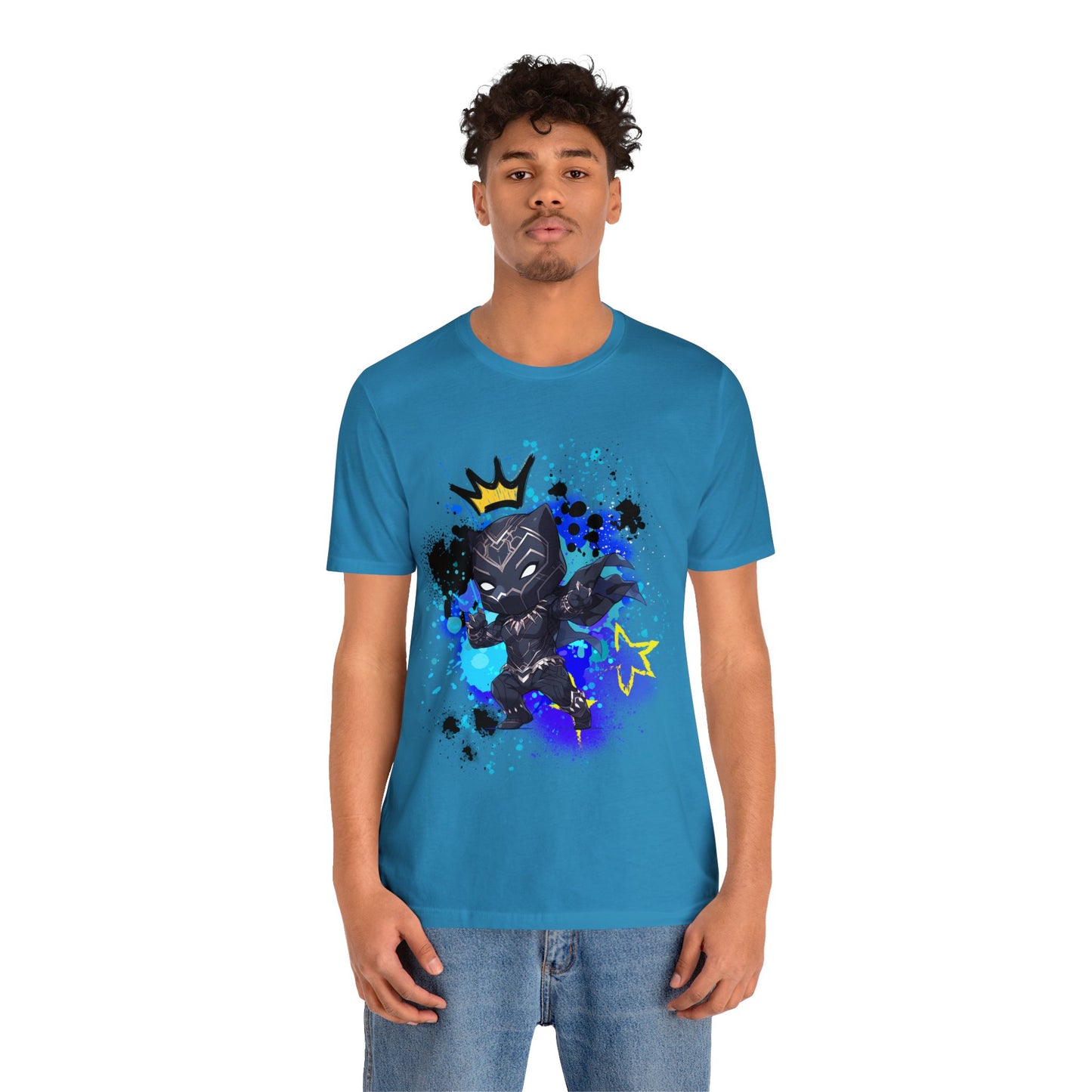 Black Panther Jersey Short Sleeve Tee