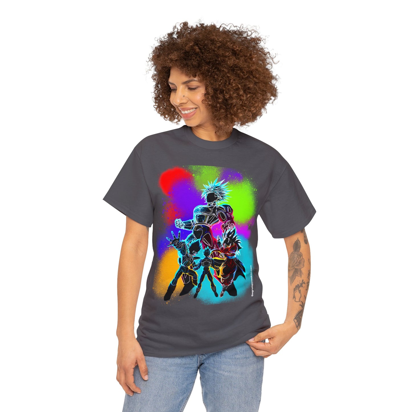 Dragon Ball Z Technicolor Unisex Heavy Cotton Tee