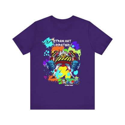 One Piece - Graffiti General Franky Unisex Jersey Short Sleeve Tee