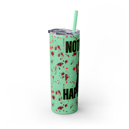 One Piece - Zoro Nothing Happened Skinny Tumbler with Straw, 20oz
