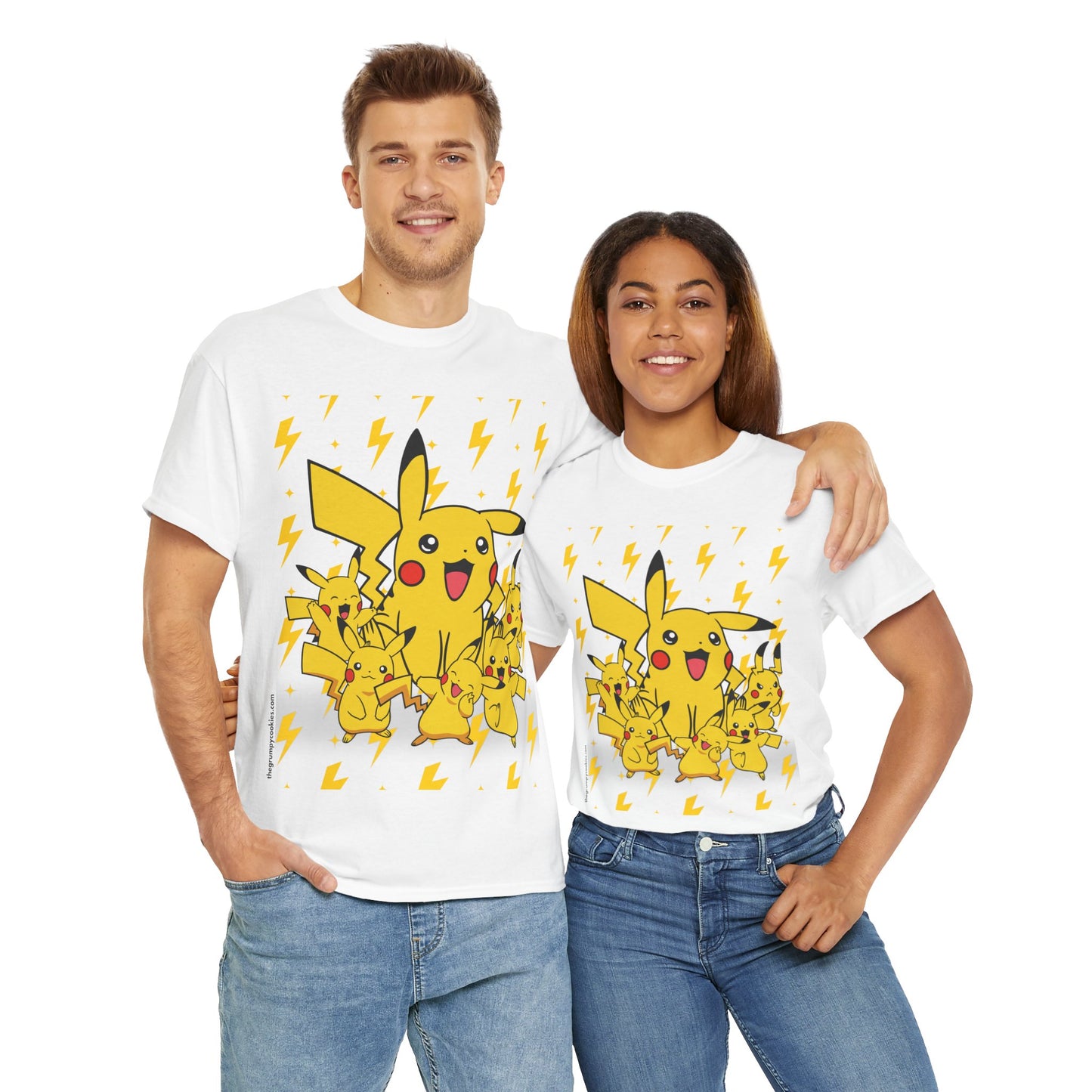 Pika Pika Pika Unisex Heavy Cotton Tee