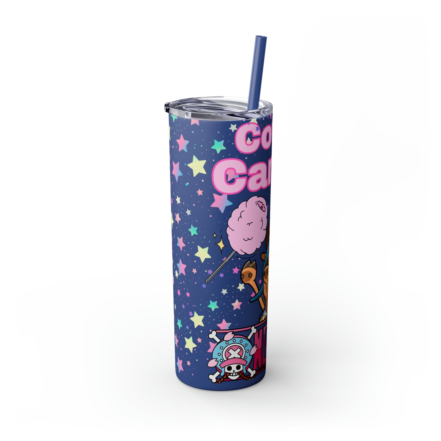 Chopper Skinny Tumbler with Straw, 20oz