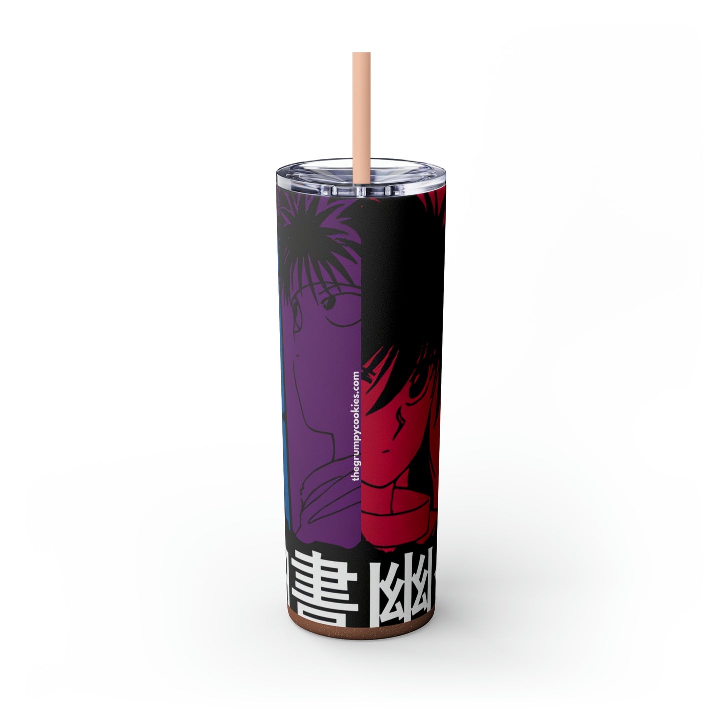 Yu Yu Hakusho Skinny Tumbler with Straw, 20oz