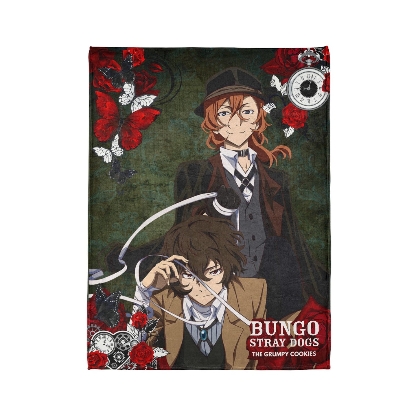 Bungo Stray Dogs- Twin Dark Polyester Blanket