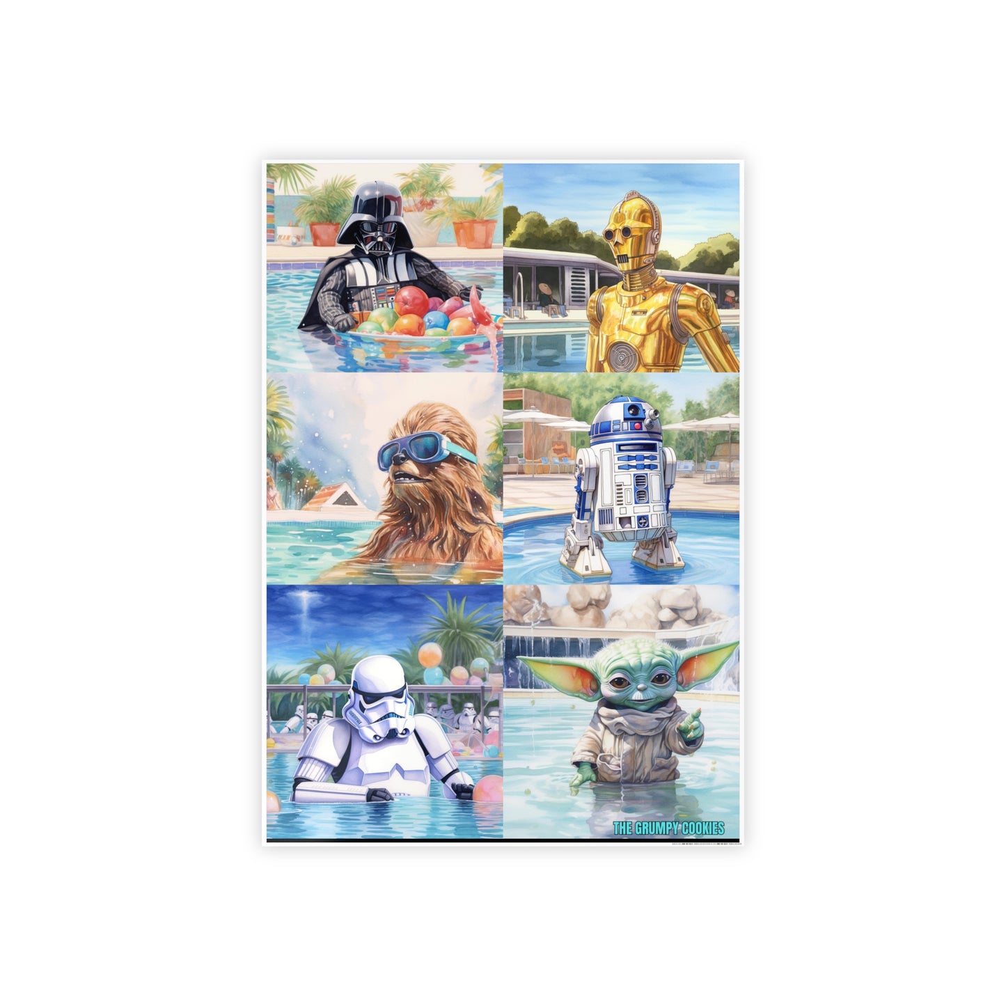 Star Wars  - Ultimate Pool Party Art Print