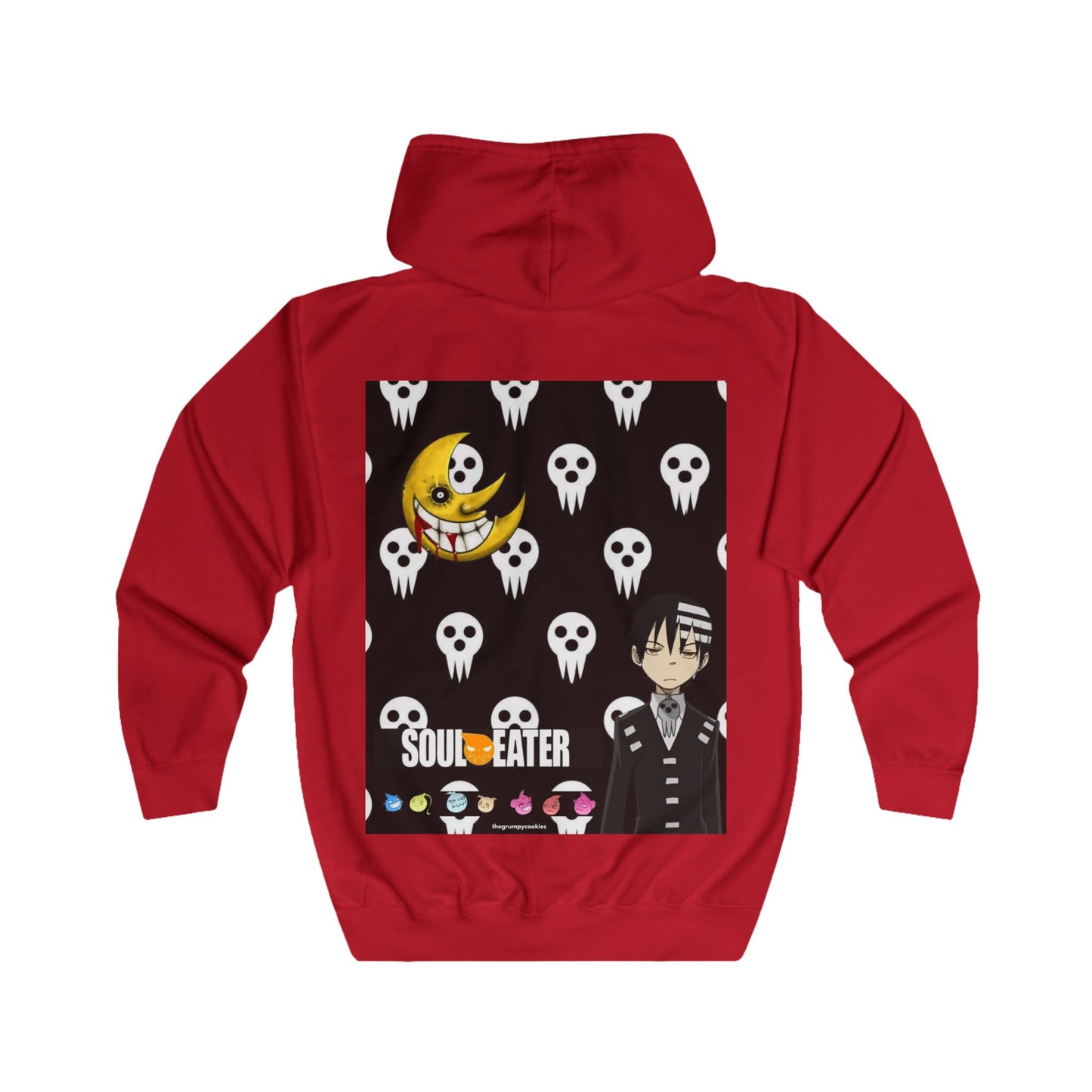 Soul Eater - Chillin with Souls Unisex Full Zip Hoodie