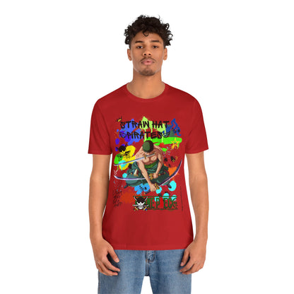 Graffiti Zoro Unisex Jersey Short Sleeve Tee