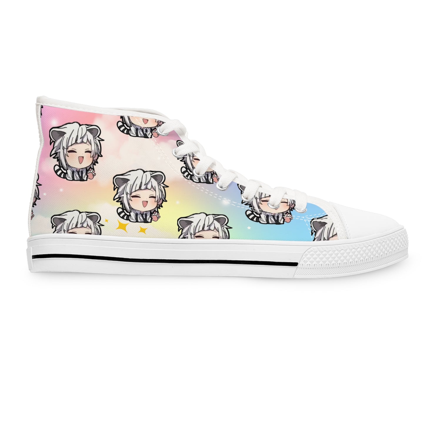 Chibi Weretiger Women's High Top Sneakers