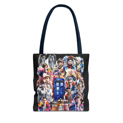 Dr Who - The Doctor and his Foes Tote Bag