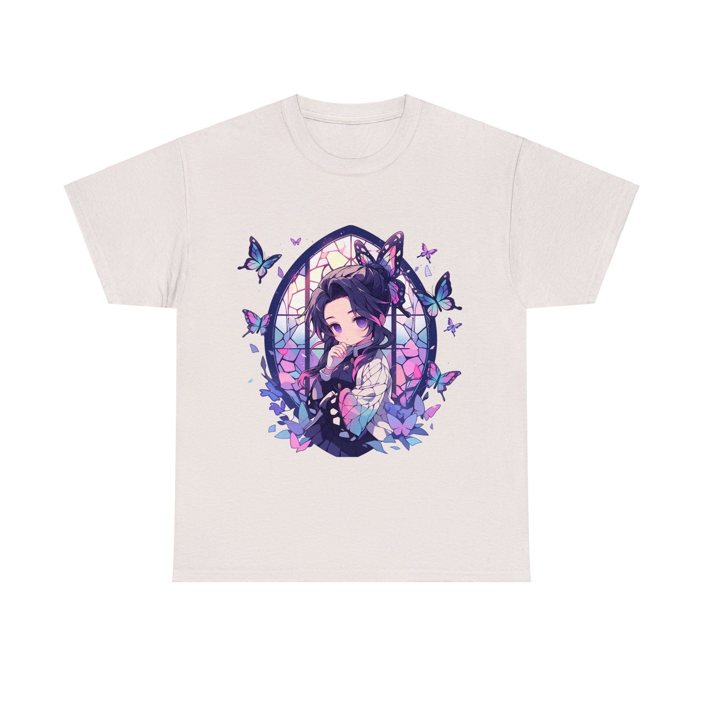 Stained Glass Shinobu Kocho Series Unisex Heavy Cotton Tee